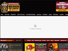 Tablet Screenshot of merionfireco.org
